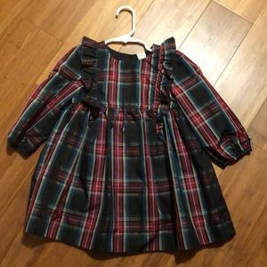 GAP Plaid Taffeta Holiday Dress 3T